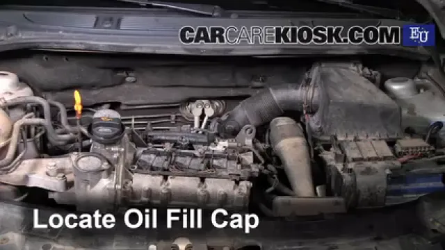 2007 Skoda Roomster HTP 1.2L 3 Cyl. Huile Ajouter de l'huile